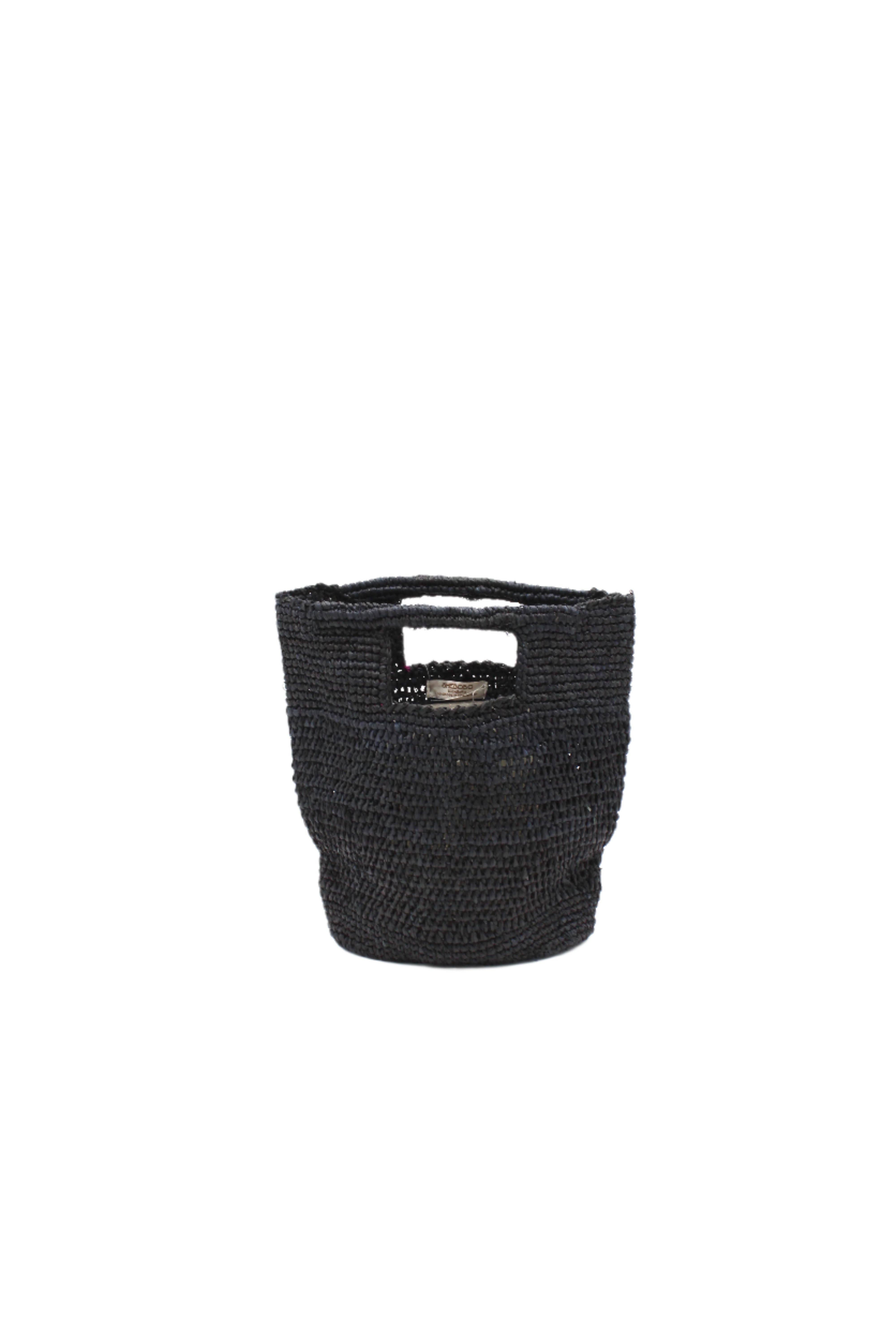 Shebobo - Wholesale Top Handle Bag - Women's - Mini ConCon Crochet Petite Straw Basket1