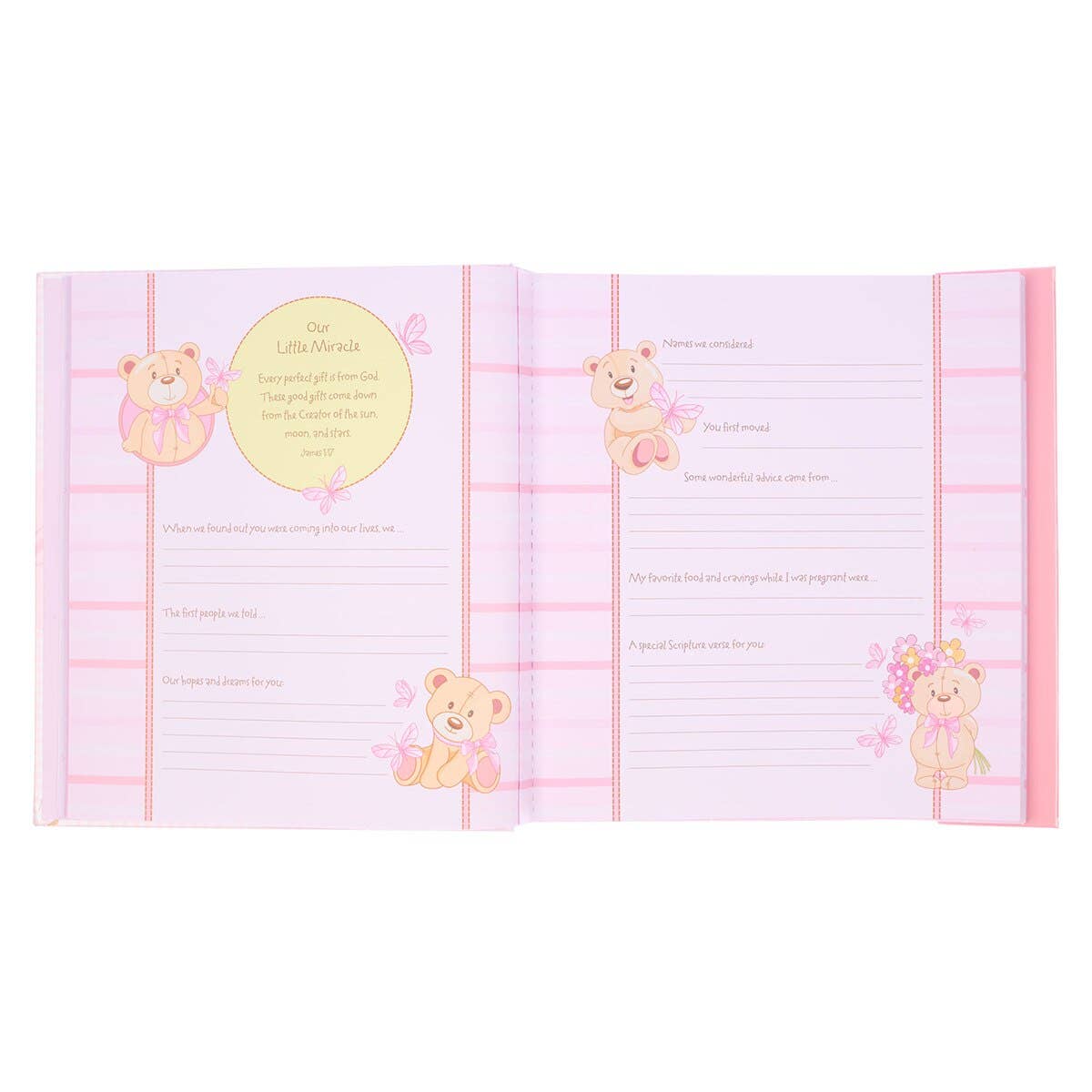 Christian Art Gifts - Wholesale Memory Book - Kids & Baby - Memory Book Our Baby Girl Padded Hardcover3