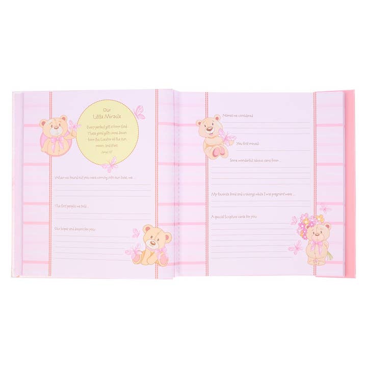 Christian Art Gifts - Wholesale Memory Book - Kids & Baby - Memory Book Our Baby Girl Padded Hardcover3