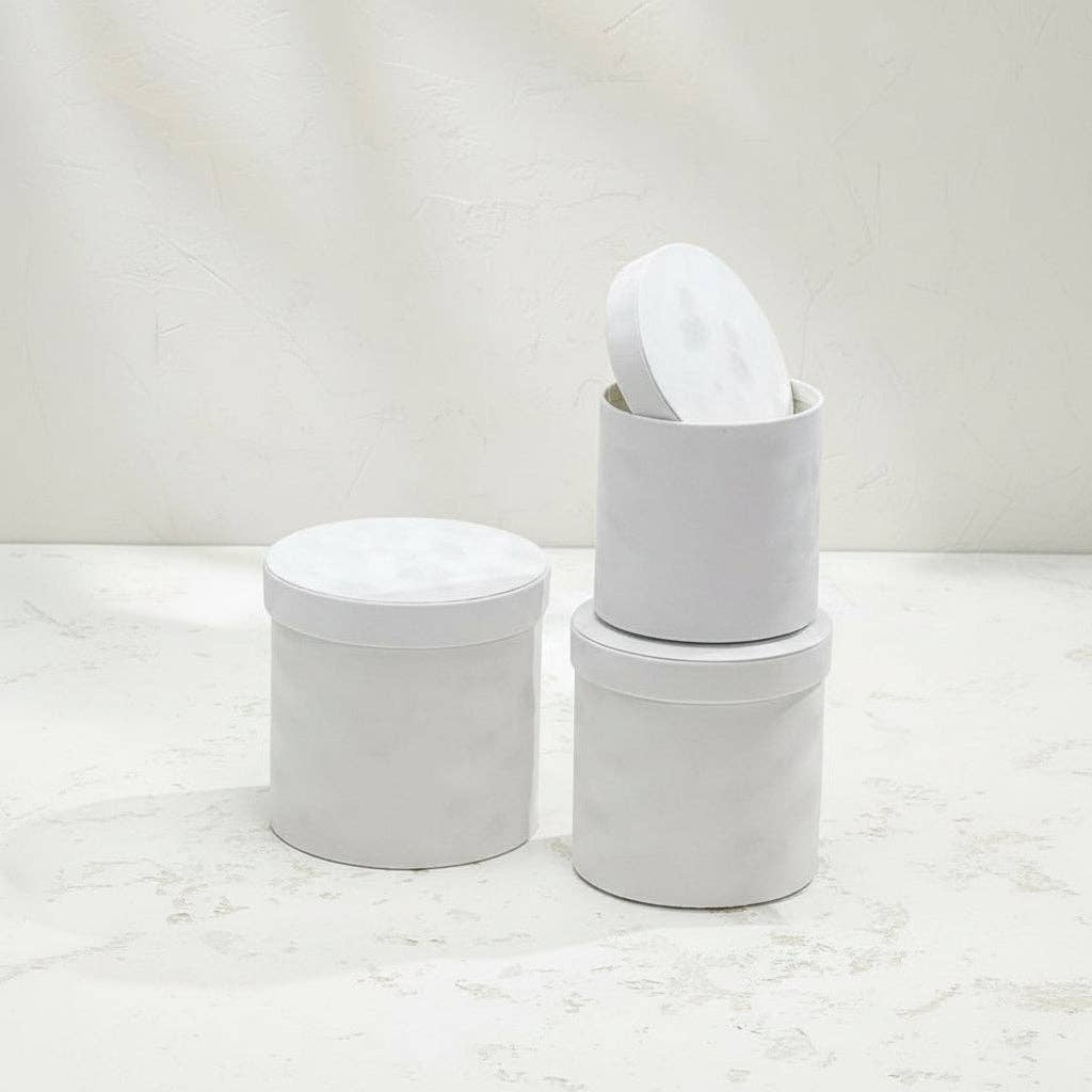 Elegant Design Supply - Wholesale Decorative Box - Chic Velvet Round Flower Box with Lid9