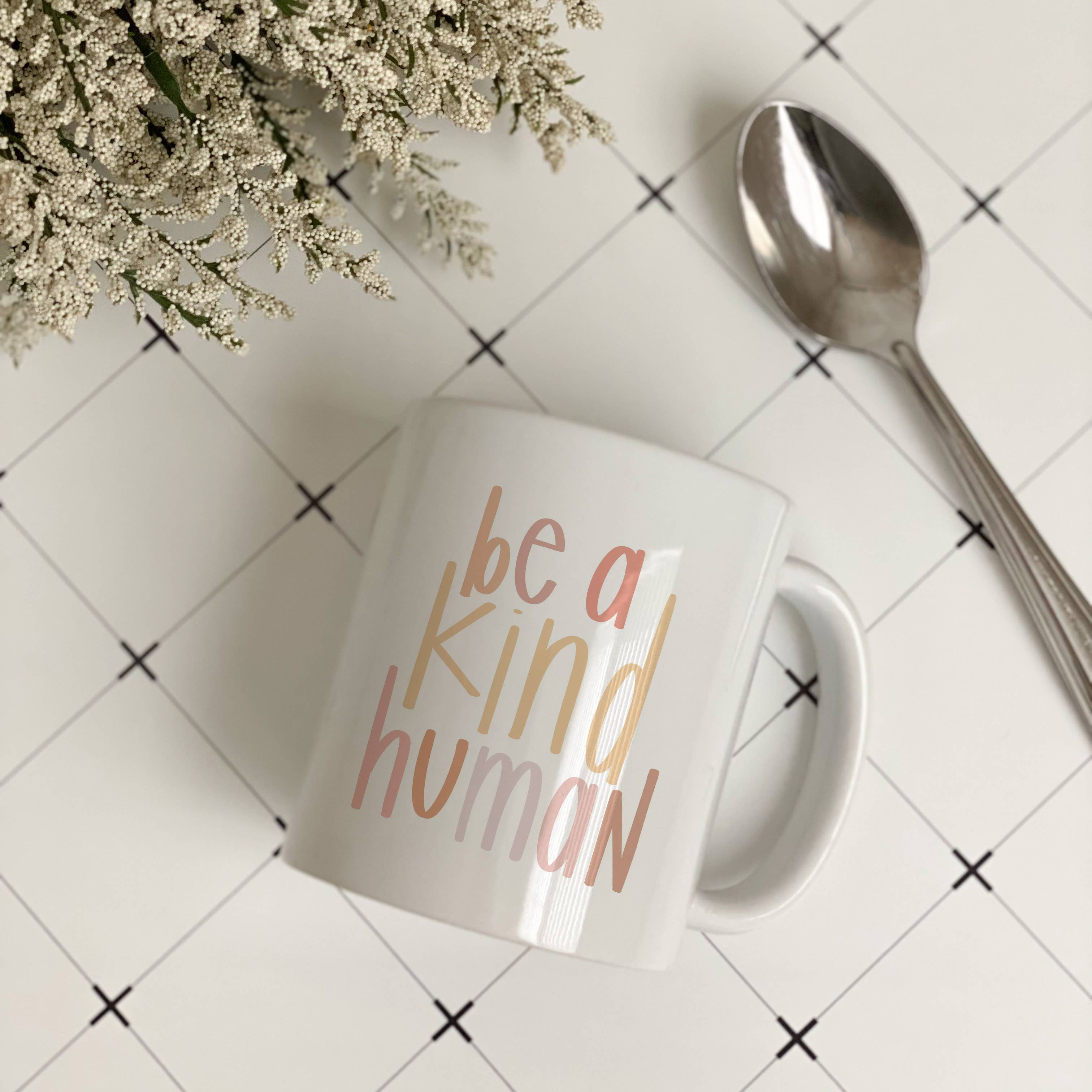 swaygirls - Wholesale Coffee Mug - Be a kind human coffee mug | Kindness mug | Be kind mug1