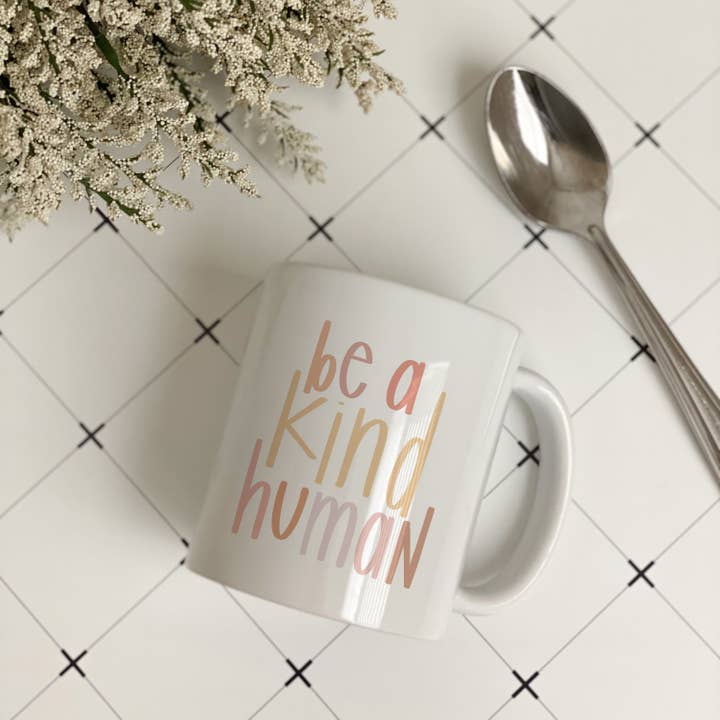 swaygirls - Wholesale Coffee Mug - Be a kind human coffee mug | Kindness mug | Be kind mug1