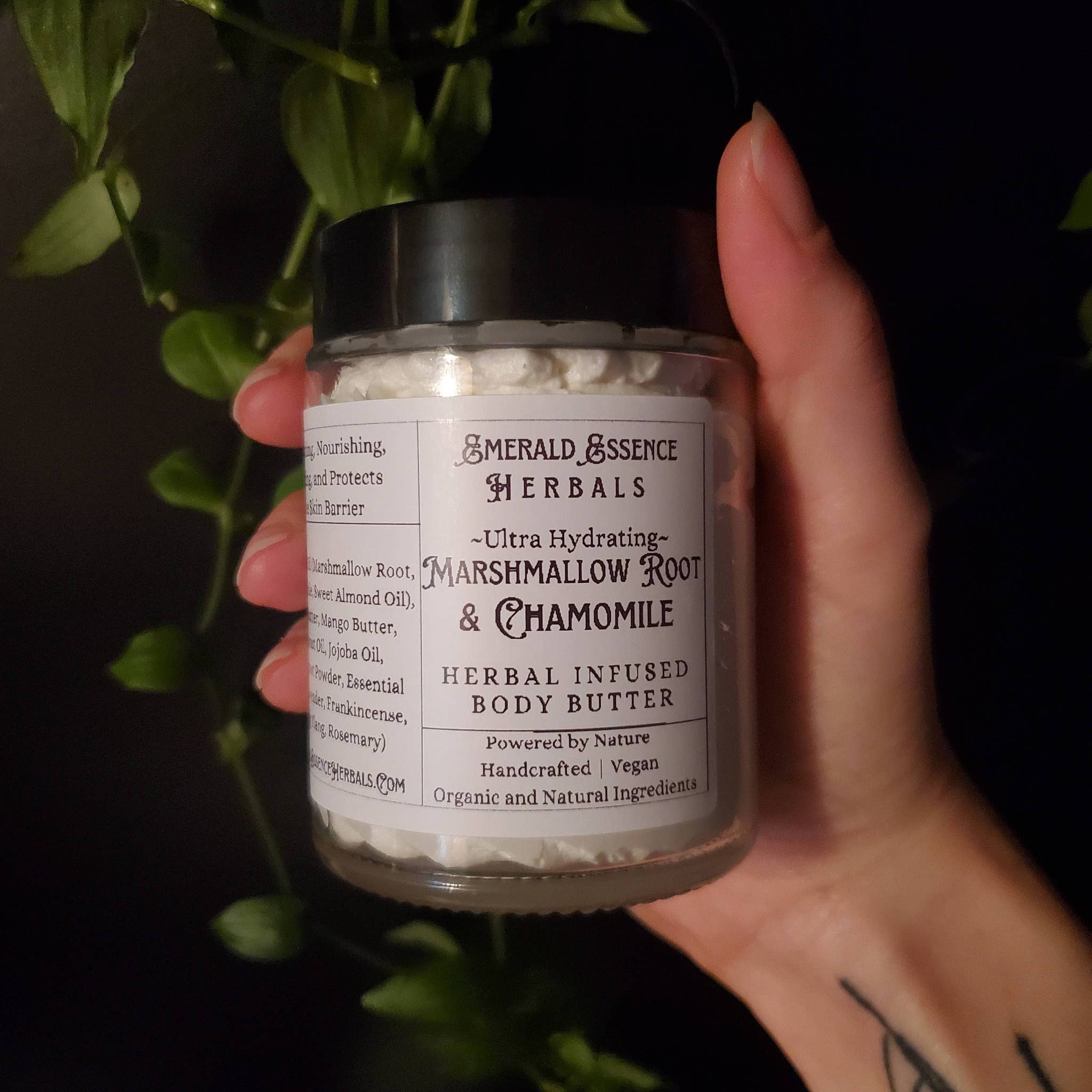 Emerald Essence Herbals - Wholesale Body Balm/Butter - Marshmallow Root & Chamomile Infused Whipped Body Butter1