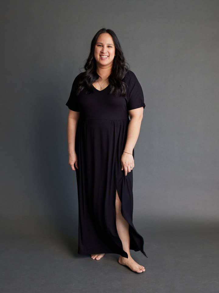 Drift Maxi in Onyx for wholesale by Lost in Layers