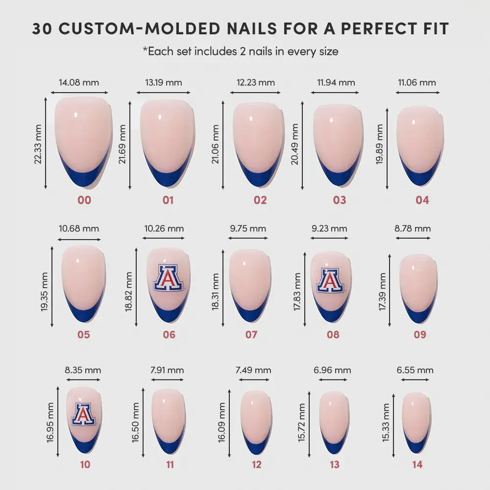 Glamnetic - Wholesale Press-On/Fake Nails - Glamnetic x Fanatics The Collegiate Press-On Nail Collection30