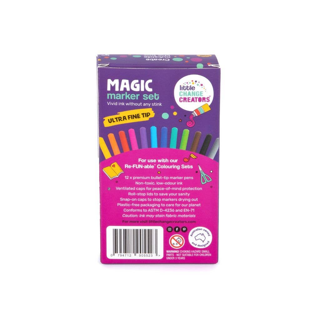 Little Change Creators - Wholesale Markers - Kids & Baby - MAGIC MARKERS - Ultra Fine | Felt Tip Colouring Pens2