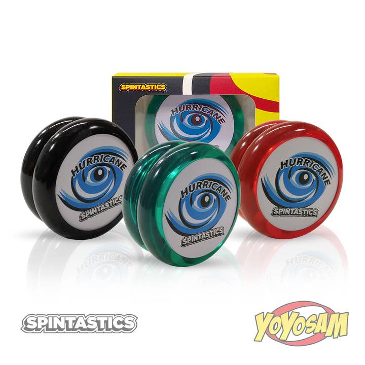 Spintastics Hurricane Yo-Yo - Yo-Yo à boucle classique avec axe en bois pour la vente par YoYoSam Wholesale