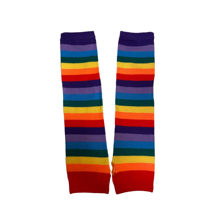 Multicolor Luvas Rainbow Stripe sem dedos para venda a revendedores na Faire3