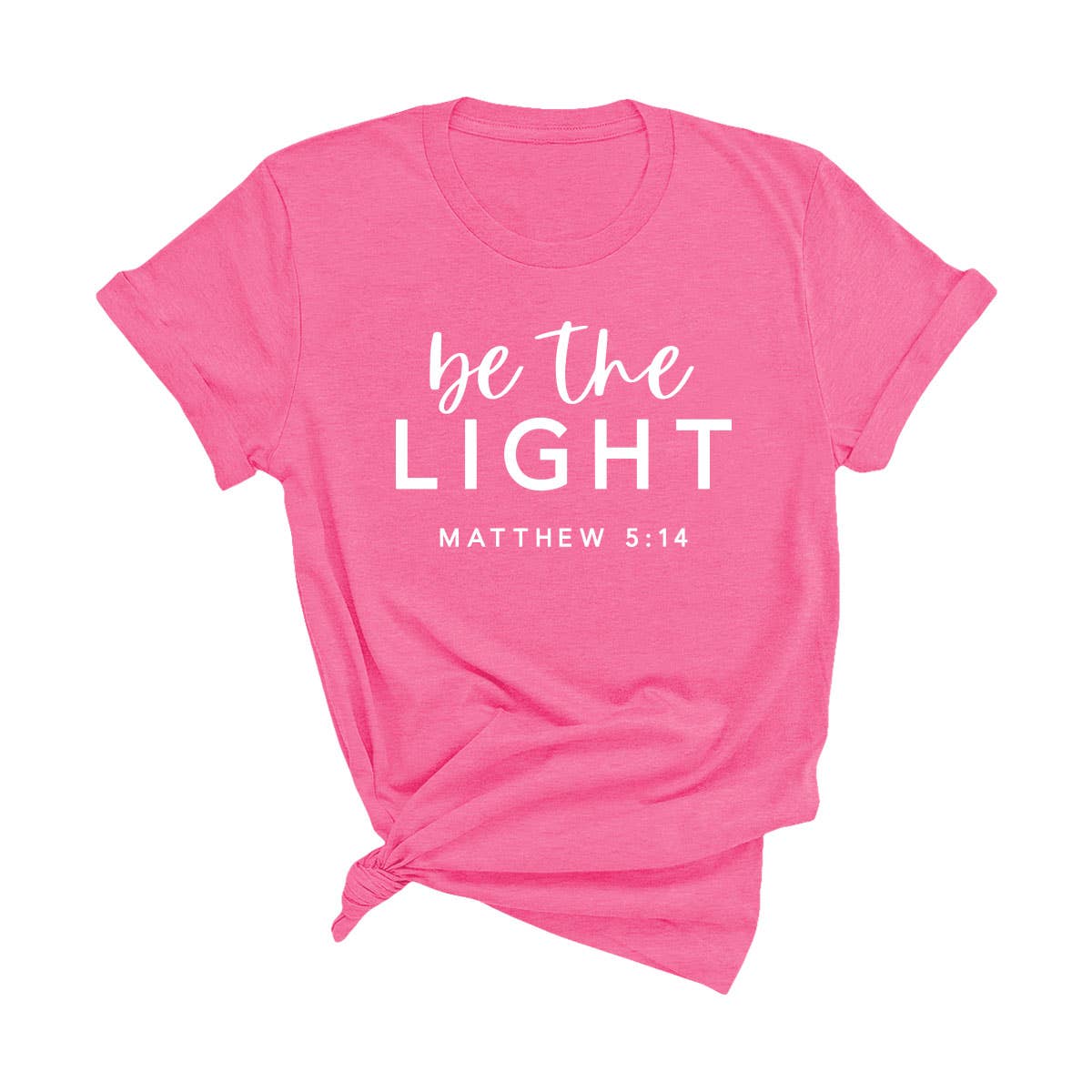 Viv&Lou - Wholesale Screen Printed T-Shirt - Women's - Be The Light T-Shirt1