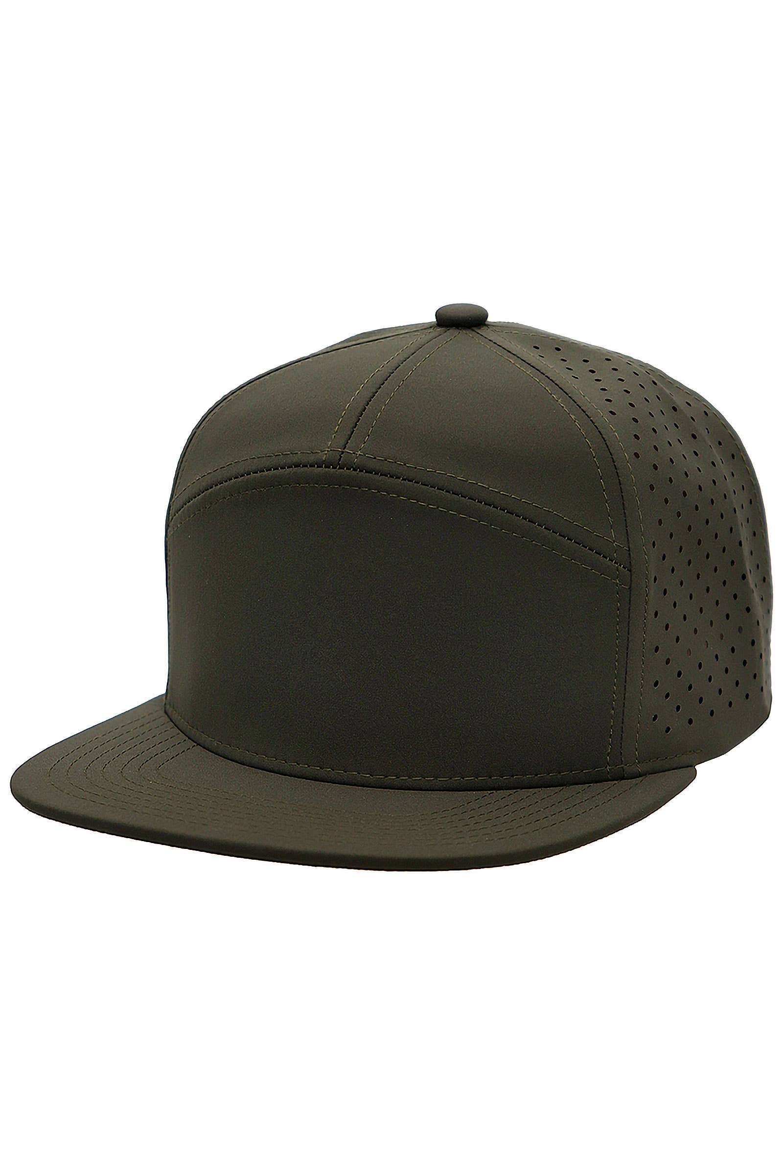 Cap Zone - Venta al por mayor Gorra snapback - Unisex - Gorra Snapback Perforada de 7 Paneles con Visera Plana8