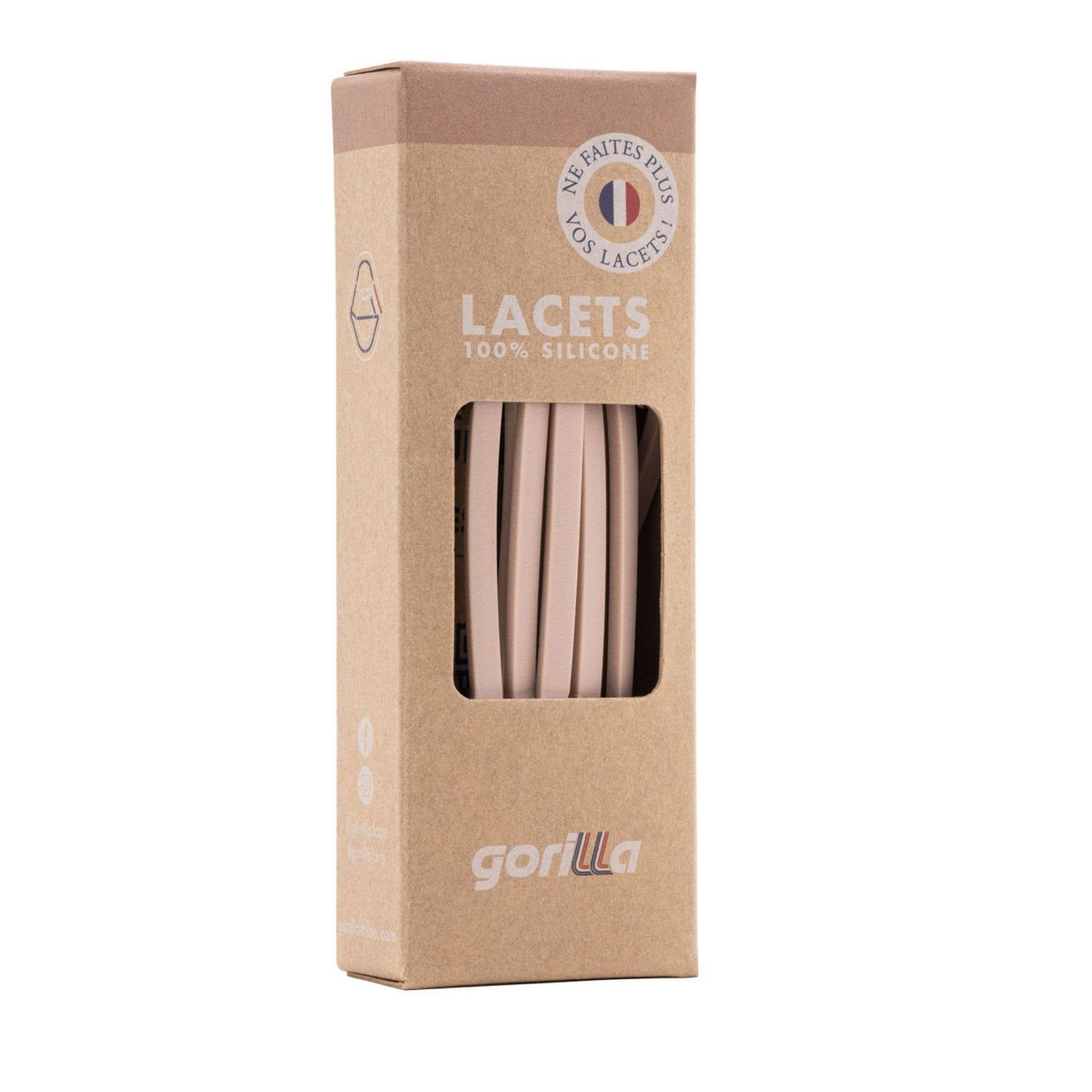 Lacets Gorilla - Wholesale Shoelaces - Unisex - FINE elastic silicone shoelaces for sneakers4