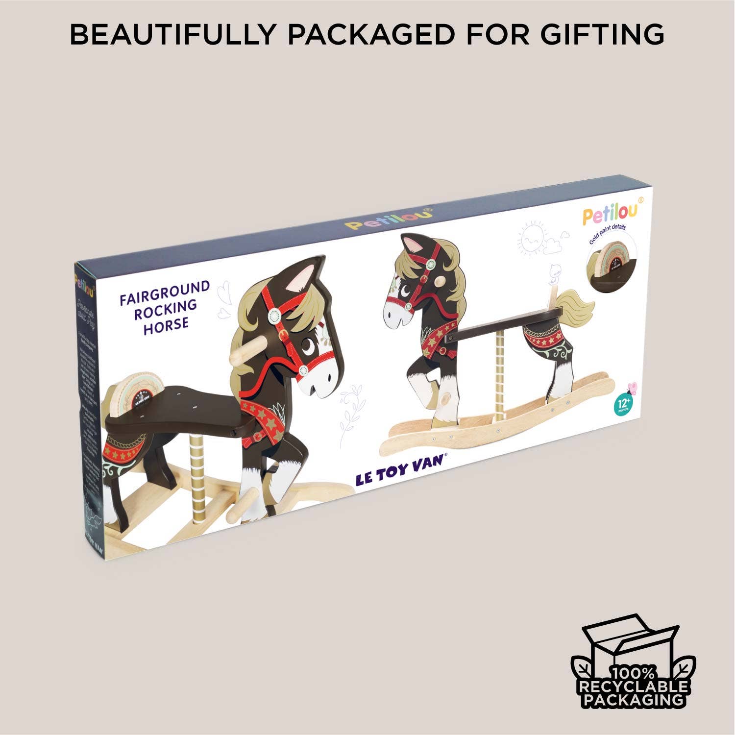 Le Toy Van, Inc. - Wholesale Wood Toy - Kids - Classic Wooden Rocking Horse5