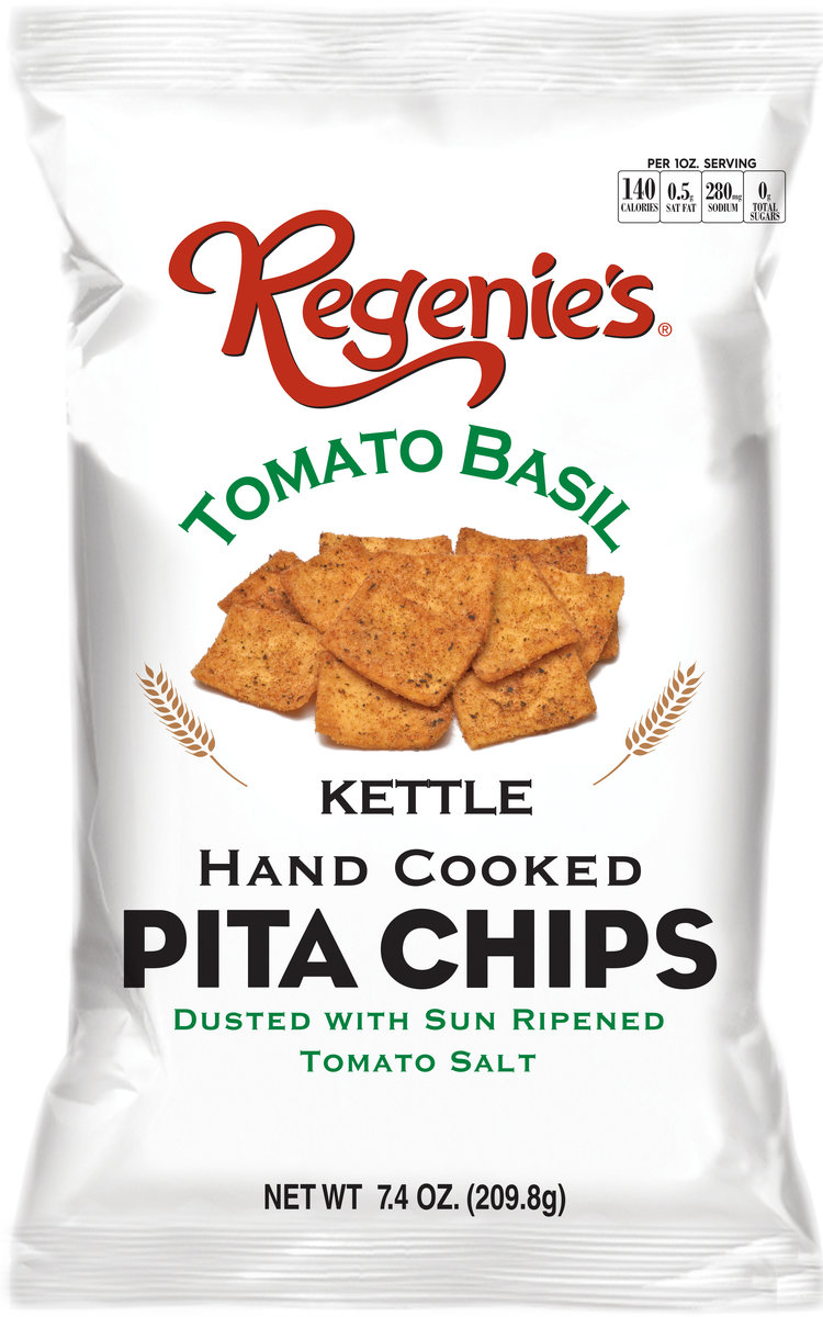 Regenie's All Natural Snacks - Wholesale Chips - Tomato Basil Pita Chips0