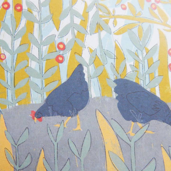 The High Fiber – wholesale Vardagliga hälsningskort – Kycklingträdgårdskort3