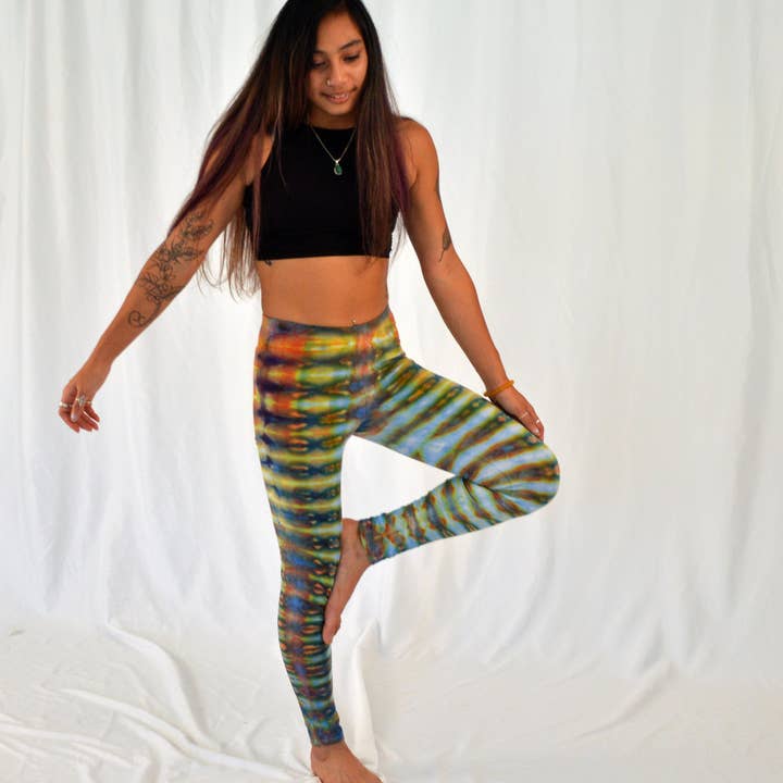 Leggings | Le ciel était jaune, le soleil était bleu pour la vente par Soul Shine Maine