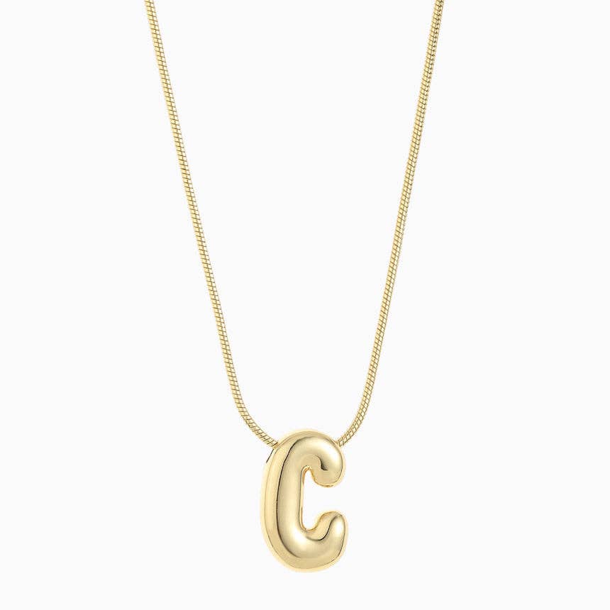 Leo & Luca - Venta al por mayor Collares con colgantes/abalorios - Collar con inicial de globo2