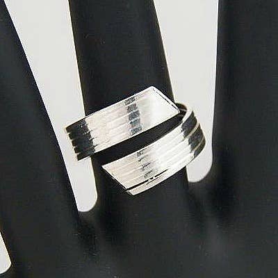 Costello International - Venta al por mayor Anillo de banda/apilable - Anillos de plata Art Deco15