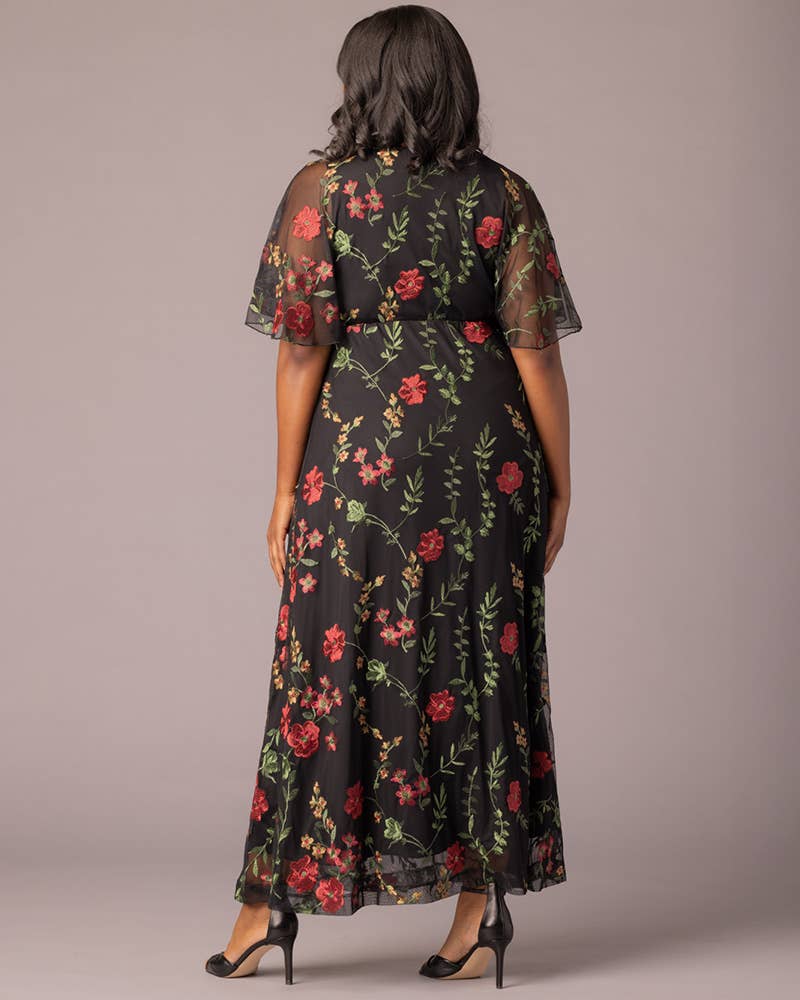 Kiyonna – wholesale Gown – Women's – Embroidered Elegance Evening Gown - Plus Size4