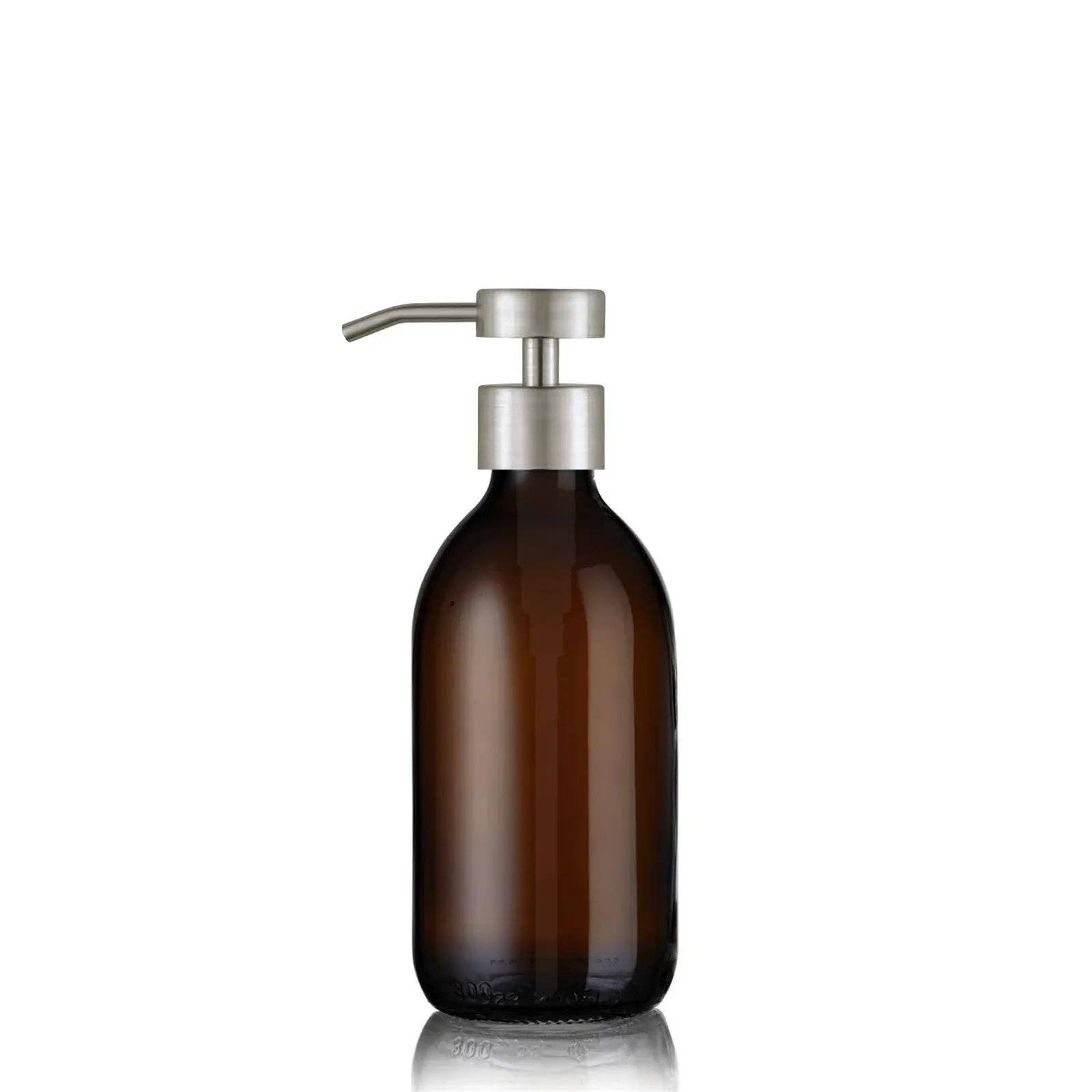 Little Pots – wholesale Tvåldispenser – Tvåldispenser i bärnstensfärgat glas med pump i rostfritt stål15