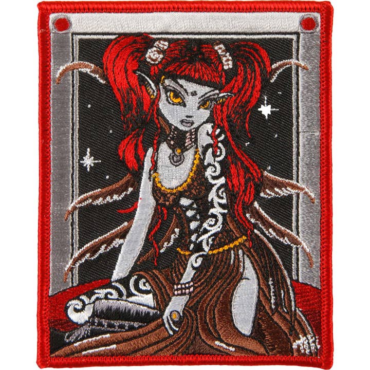 Terra Embroidered Patch for wholesale by Rockabilia