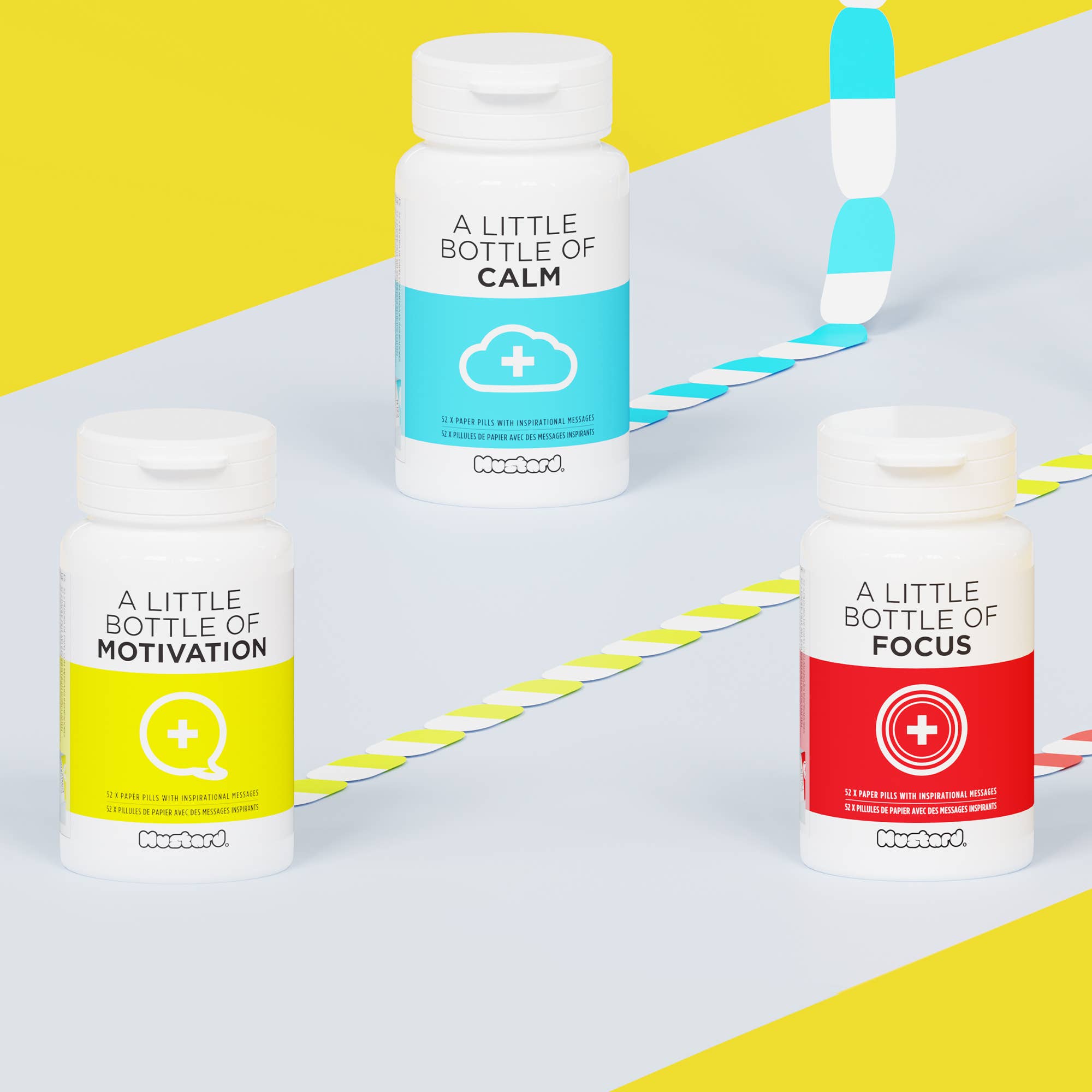 Mustard - Wholesale Gag Gift/Novelty Gift - Bottle Of Motivation3