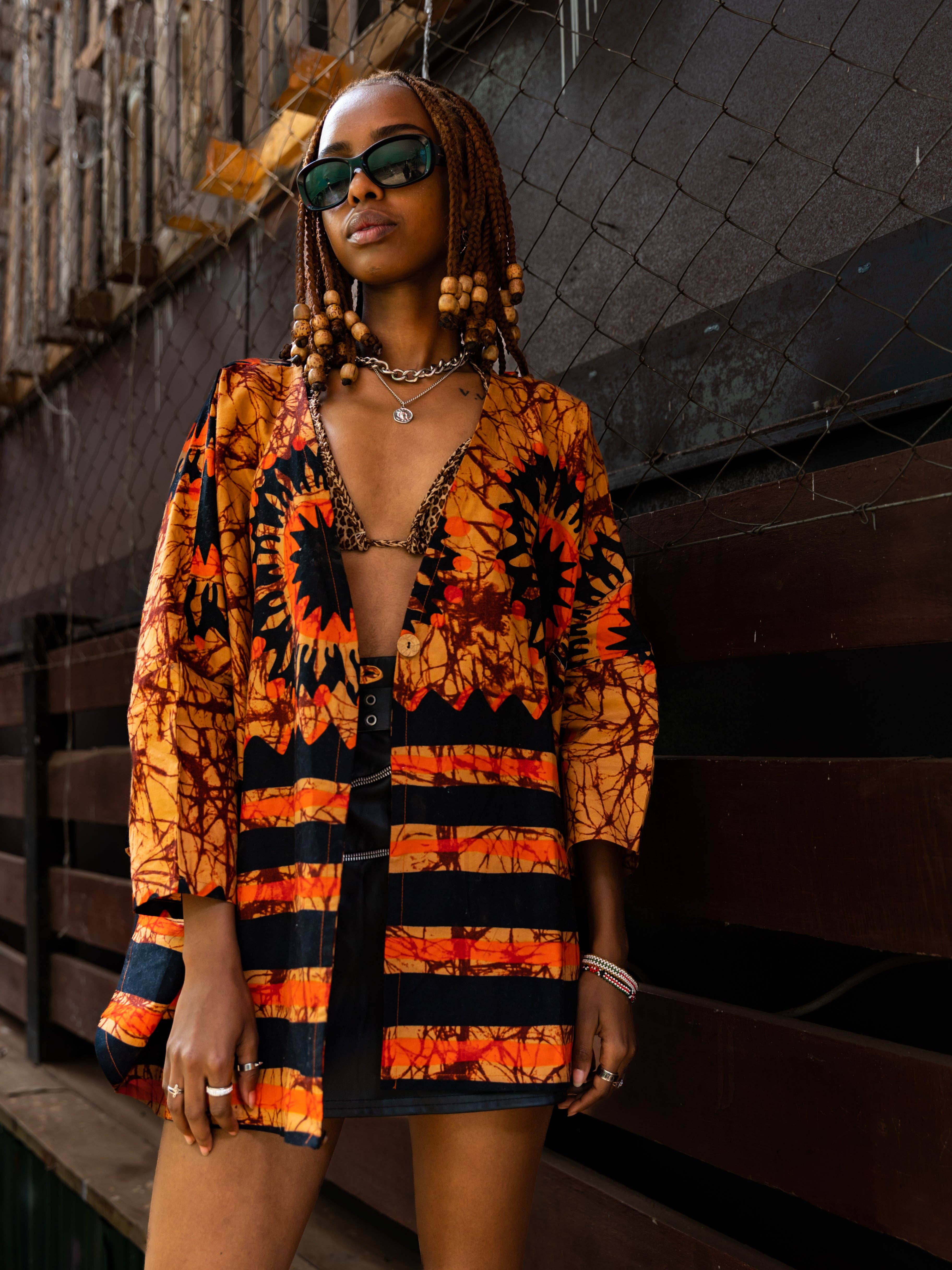 mikono.africa UG - Wholesale Kimono - Women's - Kimono for club+ holiday 'Pembe'9