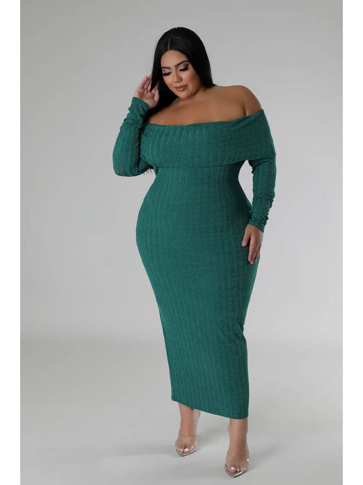 BJ's Closets - Wholesale Dress - Women's - Pace Yourself Dress Plus-Green5