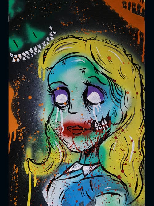 11x17 Original-Kunstdruck für den Großhandel von Skellington Curiosities