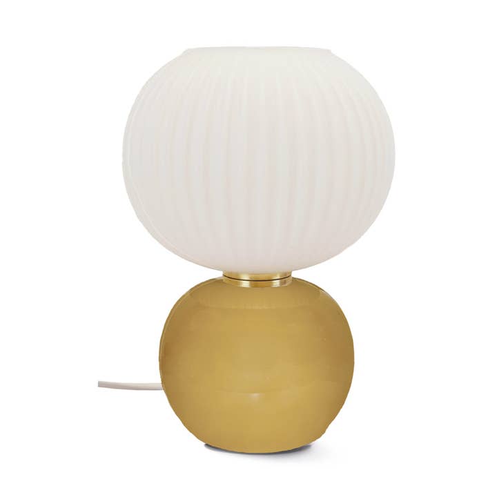 Adonis beige lamp pm D20 H28cm for wholesale by Opjet Paris
