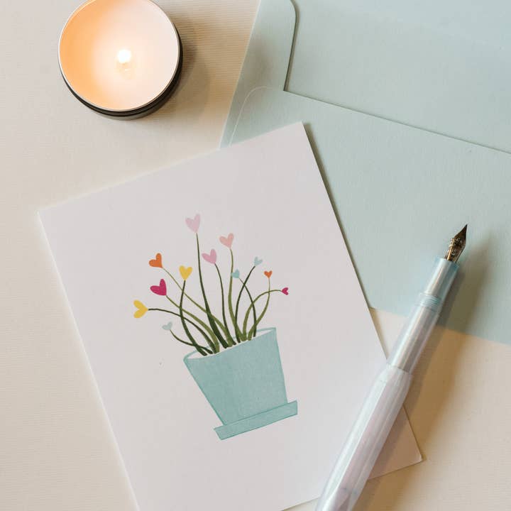 Queen Fayzel - Wholesale Valentine's Day Card - Love Plant Valentine and Anytime Card | A22