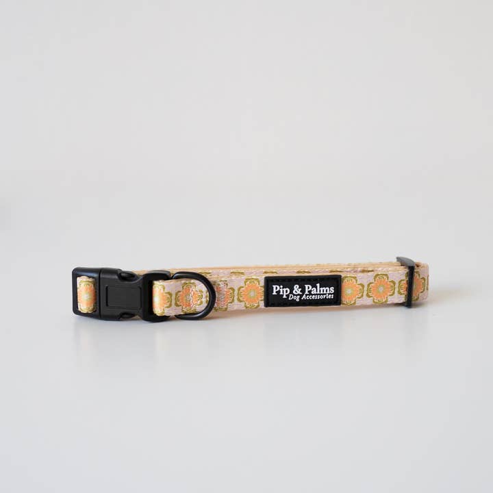 Dog Collar Sevilla Sunset for wholesale by Pip and Palms