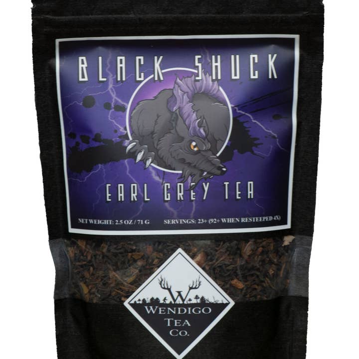 Black Shuck Earl Grey for engroshandel hos Wendigo Tea