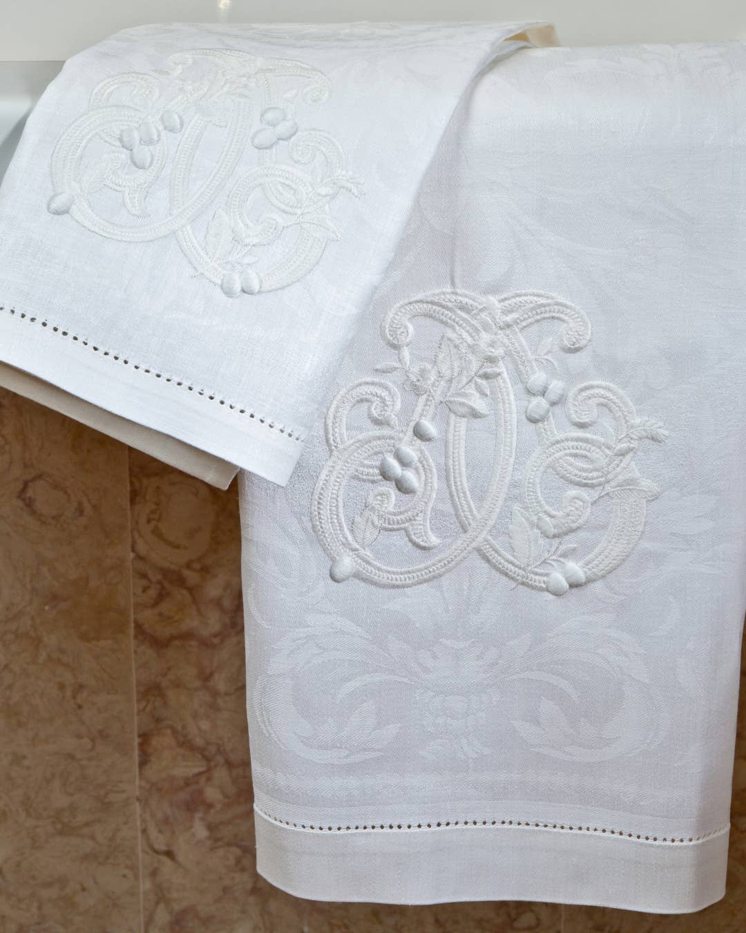 Teresa Alecrim - Têxteis para o Lar - Wholesale Hand Towel - Linen Guest Towel Arabesque