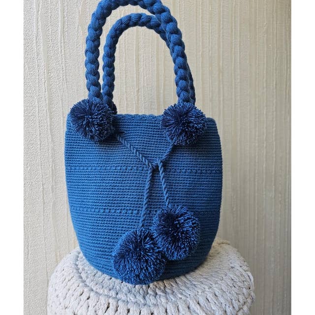 Cattleya Wayúu Mochilas Colombianas - Wholesale Top Handle Bag - Women's - Mangostino Bag S4