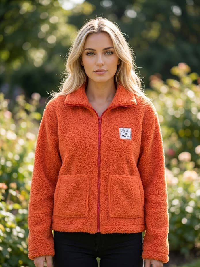 Giacca in peluche con chiusura a zip per la vendita all'ingrosso da parte di VICTORIA&ISAAC