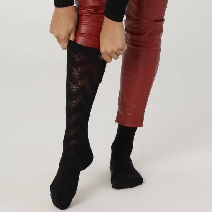 Sokken van biologisch katoen voor dames, zwart, sokken CPH voor wholesale door CPH Textiles