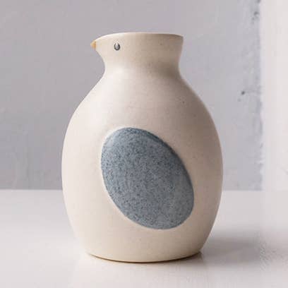 wagumi - Wholesale Decorative jar - Bird Design Tokkuri Sake Vessel by Monika Furuya0