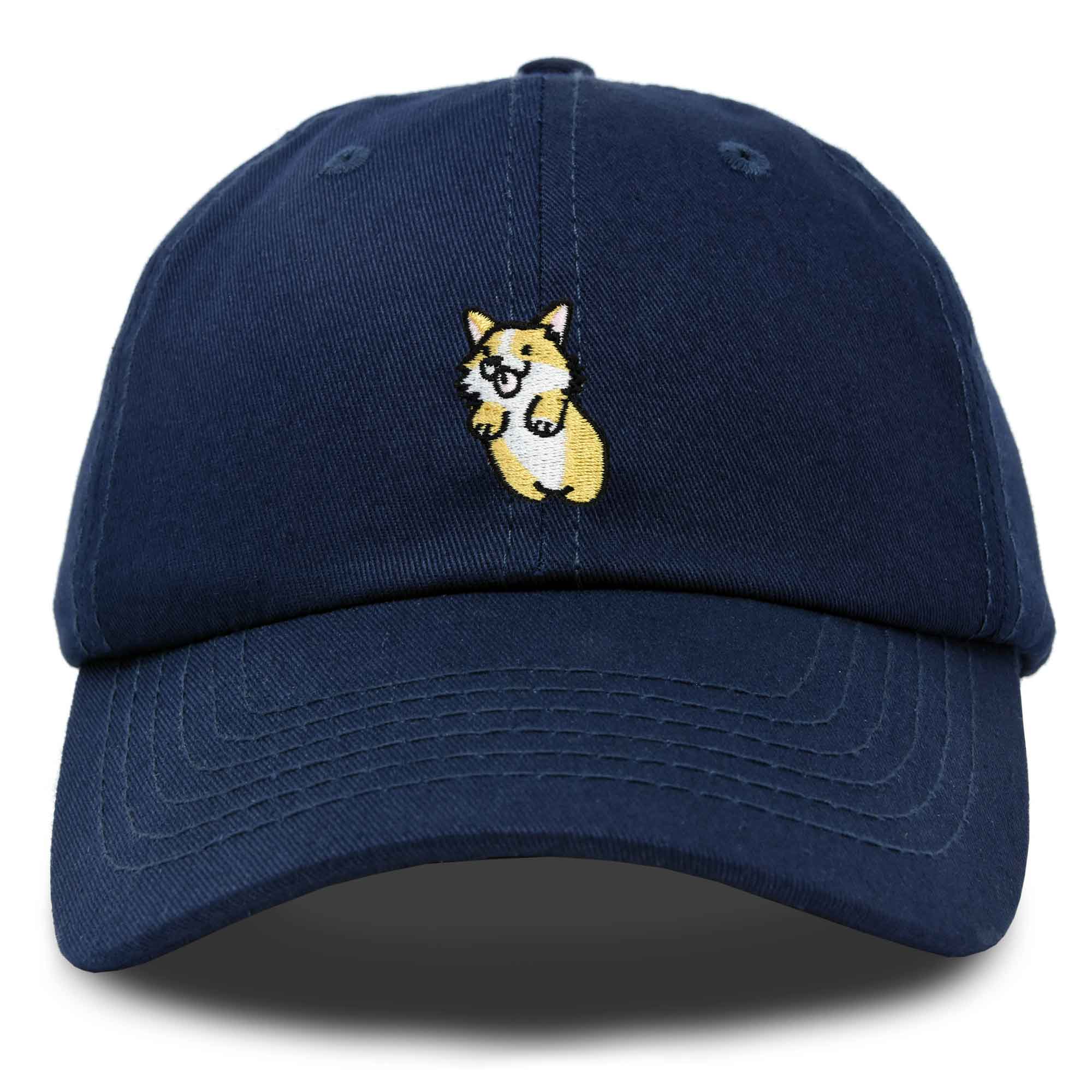 Dalix - Wholesale Baseball Cap - Women's - DALIX Cute Leaping Corgi Hat Womens Embroidered Baseball Cap20