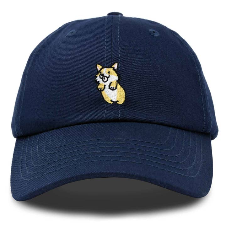 Dalix - Wholesale Baseball Cap - Women's - DALIX Cute Leaping Corgi Hat Womens Embroidered Baseball Cap20