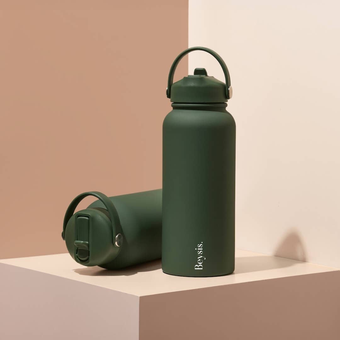 Beysis – wholesale Vattenflaska – 30,5 oz / 900 ml flaska med sugrör33