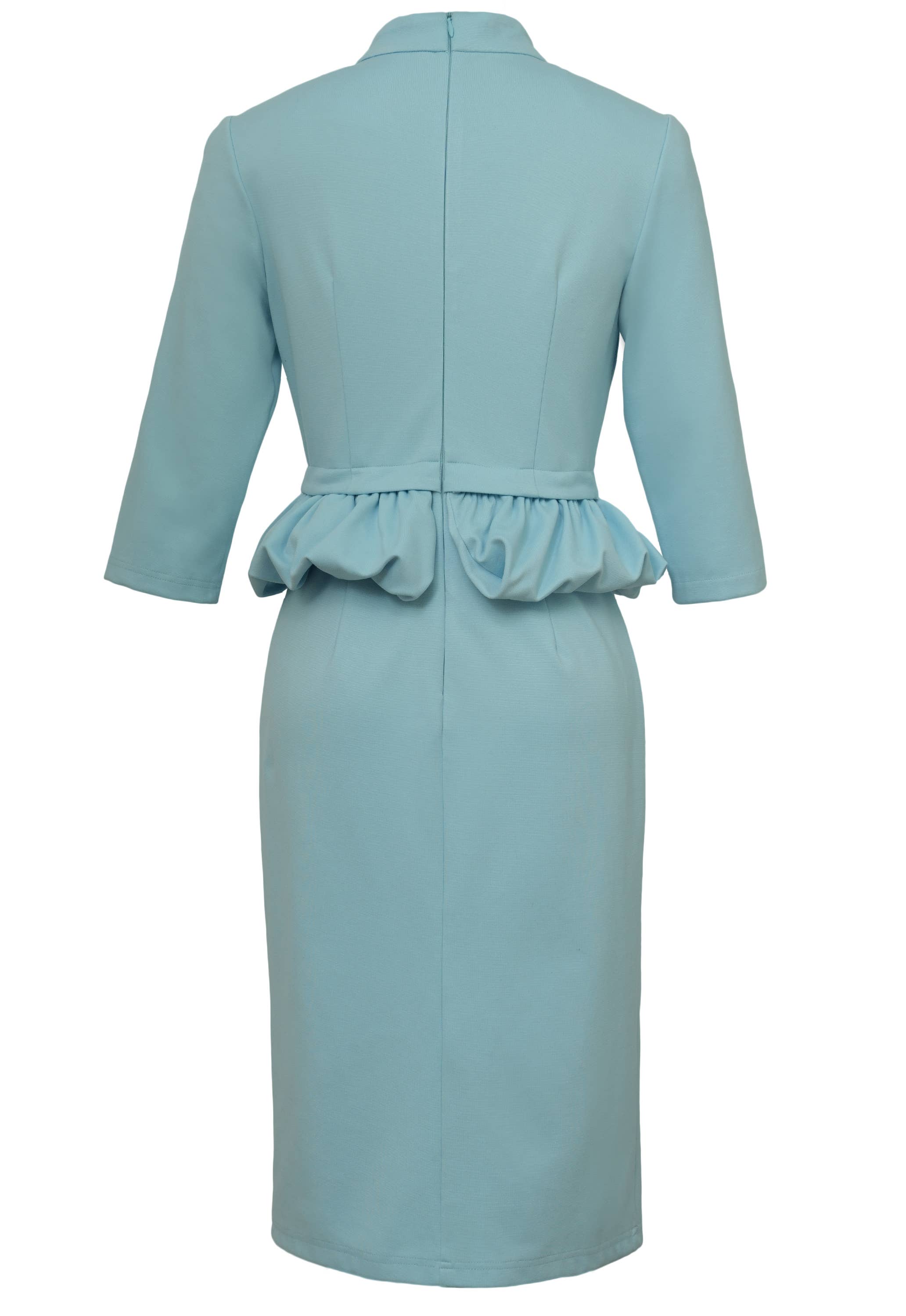 CHIC STAR - Wholesale Dress - Women's - Chic Star Plus Size Cut-Out Peplum Dress In Red 0315243