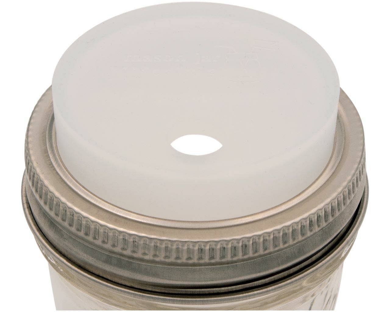 Mason Jar Lifestyle - Wholesale Drink Lids - Silicone Straw Hole Tumbler with Stainless Steel Band for Mason Jars14