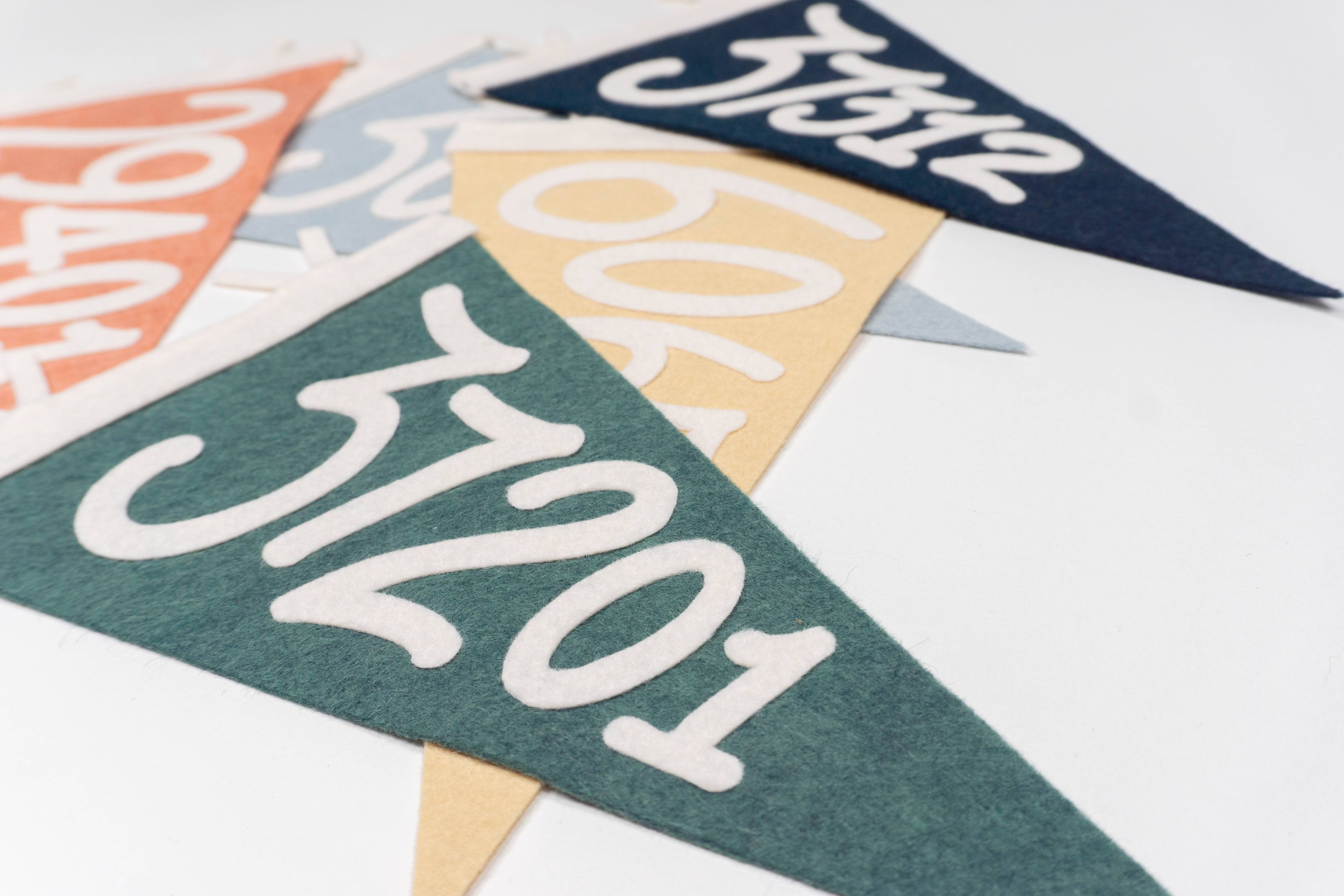 traveldashery - Wholesale Banner - aangepaste postcode wimpel25