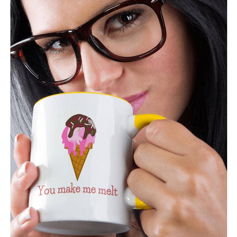 3dRose - Vendita all'ingrosso Tazza - 3dRose, Immagine di un Gelato che si Scioglie, Tazza1