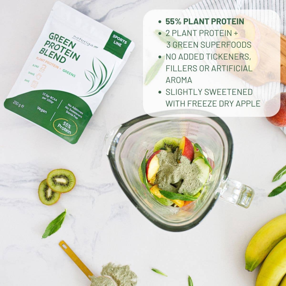 Veelkleurig Naturiga Groene Eiwitmix (250 Gr) voor groothandel op Faire3