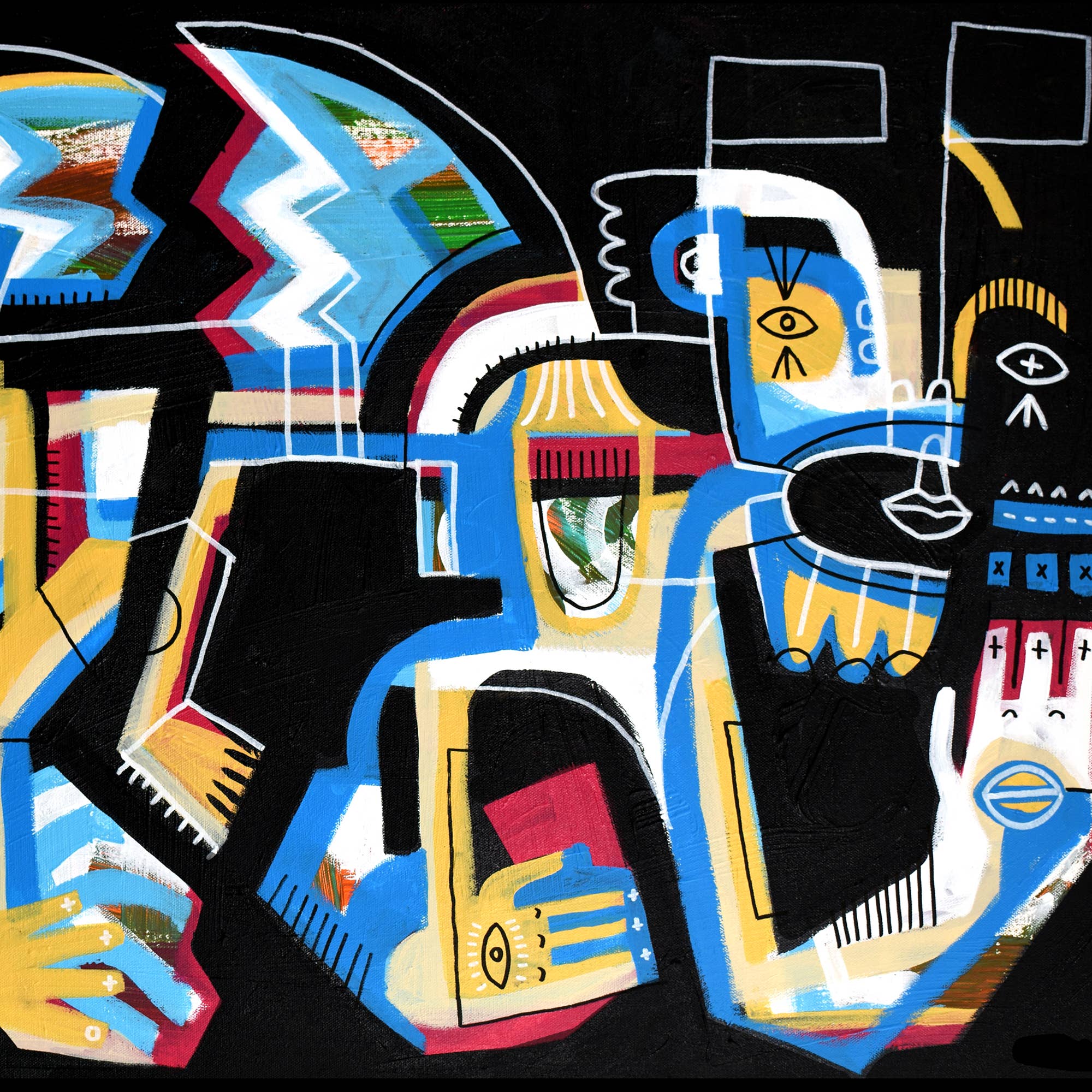 Keemo Gallery - Wholesale Art Print - Abstract Art Print Animal Modern Unique Wall Decor Colorful7