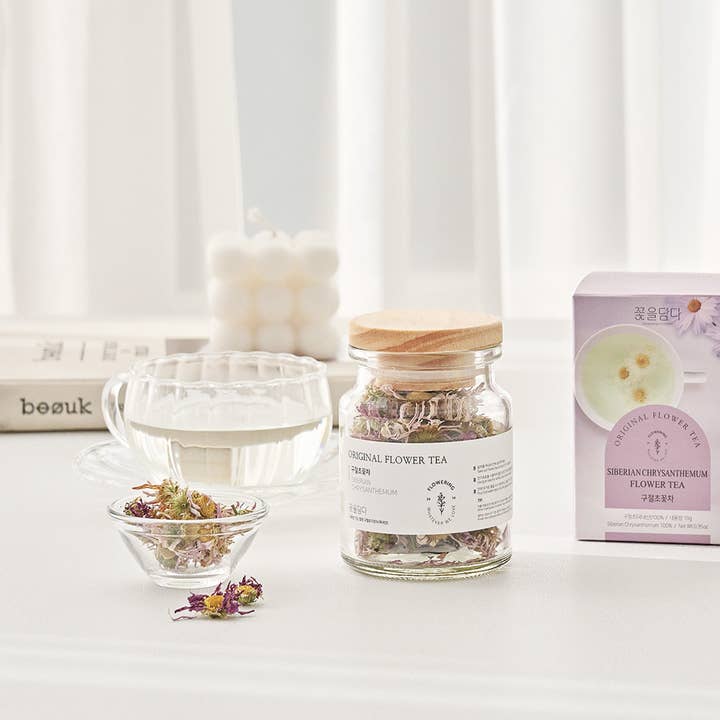 KKOKDAM Premium Flower Tea - Wholesale Loose Tea - Original Flower Tea 10g Glass Jar - 8 Variations7