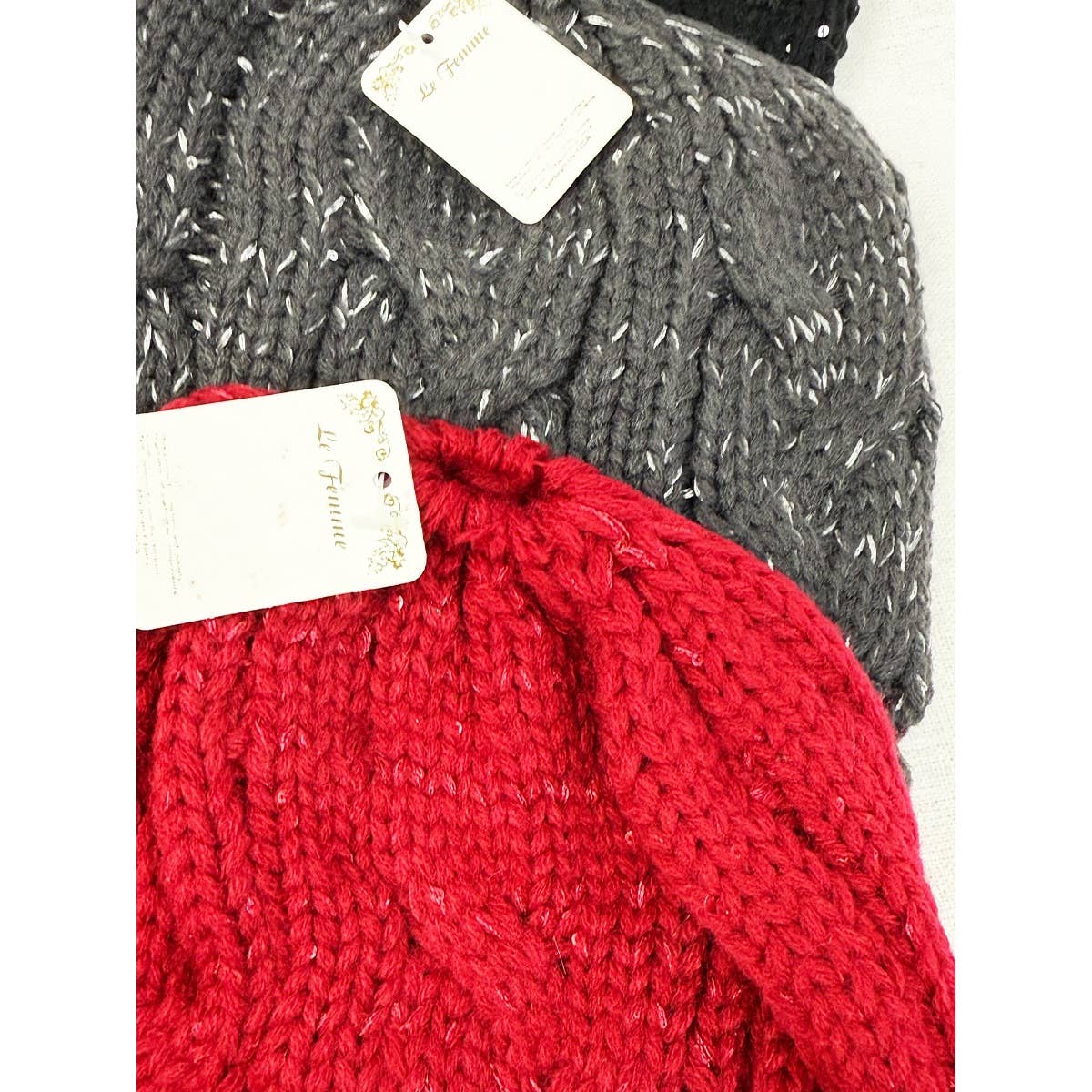 MIX COLOR Messy Bun Ponytail Beanie for wholesale on Faire3