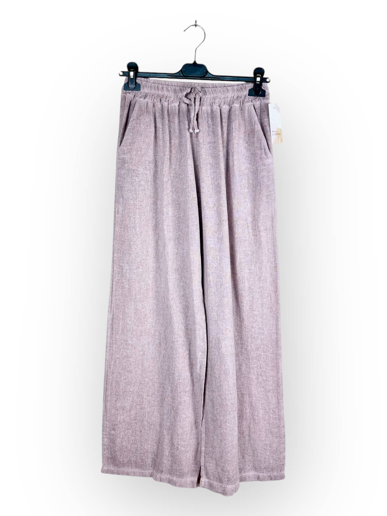 Lucky Nana - Wholesale Pants - Women's - SP 80374 - PLAIN LINEN AND COTTON PANTS12