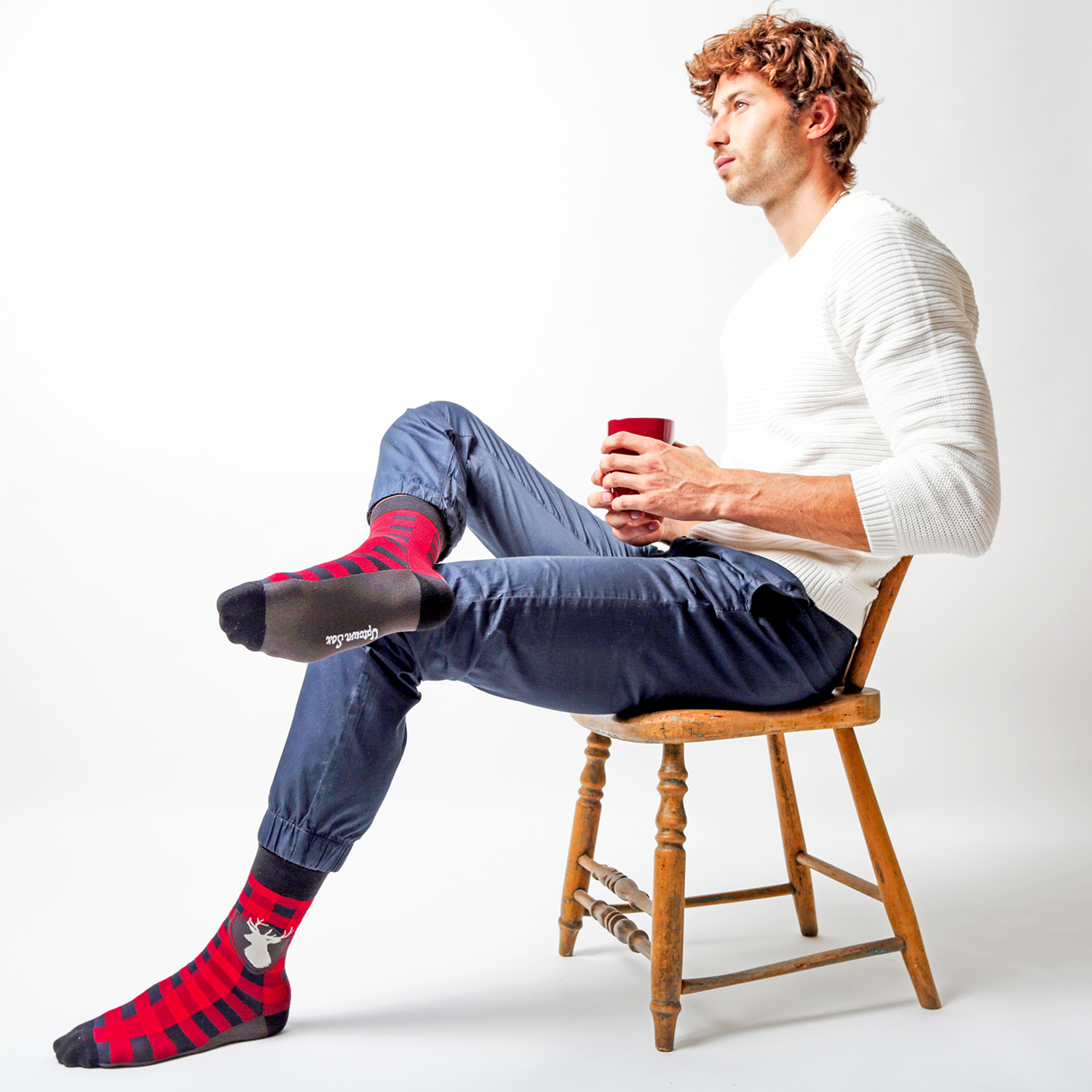 Uptown Sox - Vente Chaussettes – homme - Chaussettes Tartan Buck - M/L (Hommes)3